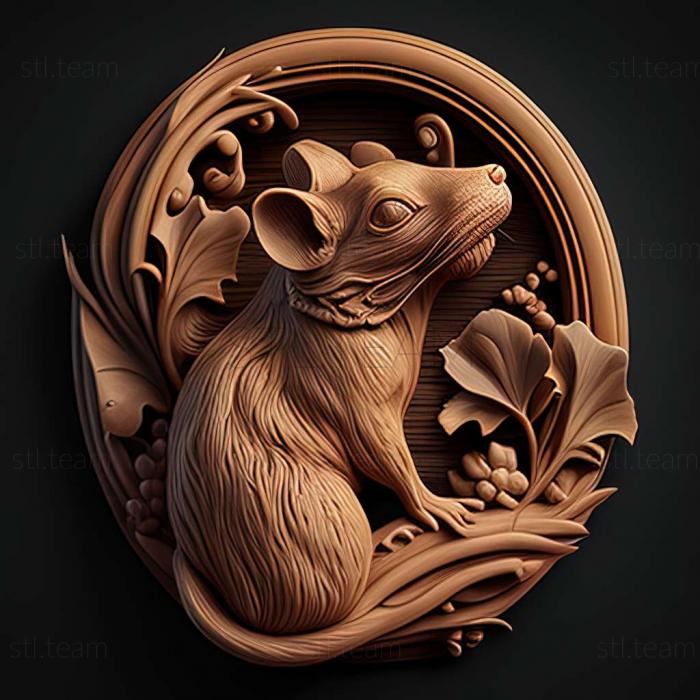 3D model rat (STL)